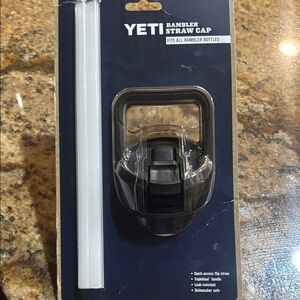 NWT YETI Rambler Straw Cap - Two Straws